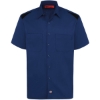 Custom Mens Tall Short Sleeve Performance Team Shirt Cobalt Blue/ Black