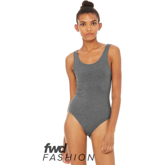 Custom Womens FWD Fashion Bodysuit Deep Heather