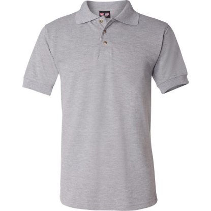 Custom Unisex USA-Made Polo Dark Ash