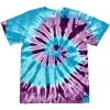 Custom Unisex Multi-Color Tie-Dyed T-Shirt Barbados