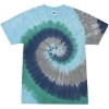 Custom Unisex Multi-Color Tie-Dyed T-Shirt Earth
