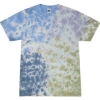 Custom Unisex Multi-Color Tie-Dyed T-Shirt Ferris Wheel