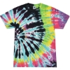 Custom Unisex Multi-Color Tie-Dyed T-Shirt Flashback