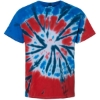 Custom Unisex Multi-Color Tie-Dyed T-Shirt Independence