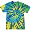 Custom Unisex Multi-Color Tie-Dyed T-Shirt Karma