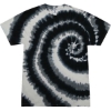 Custom Unisex Multi-Color Tie-Dyed T-Shirt Swirl Black