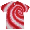 Custom Unisex Multi-Color Tie-Dyed T-Shirt Swirl Red