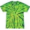Custom Unisex Multi-Color Tie-Dyed T-Shirt Wild Spider