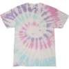 Custom Youth Multi-Color Tie-Dyed T-Shirt Acadia