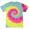 Custom Youth Multi-Color Tie-Dyed T-Shirt Blast