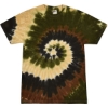 Custom Youth Multi-Color Tie-Dyed T-Shirt Camo Swirl