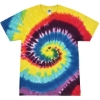 Custom Youth Multi-Color Tie-Dyed T-Shirt Carnival