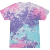 Custom Youth Multi-Color Tie-Dyed T-Shirt Cotton Candy