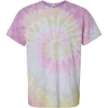 Custom Youth Multi-Color Tie-Dyed T-Shirt Desert Rose