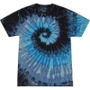 Custom Youth Multi-Color Tie-Dyed T-Shirt Evening Sky