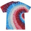 Custom Youth Multi-Color Tie-Dyed T-Shirt Fire Cracker