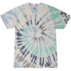 Custom Youth Multi-Color Tie-Dyed T-Shirt Glacier