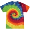 Custom Youth Multi-Color Tie-Dyed T-Shirt Moondance