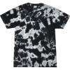 Custom Youth Multi-Color Tie-Dyed T-Shirt Multi Black