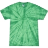 Custom Youth Multi-Color Tie-Dyed T-Shirt Spider Kelly