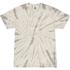 Custom Youth Multi-Color Tie-Dyed T-Shirt Spider Silver