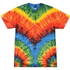 Custom Youth Multi-Color Tie-Dyed T-Shirt Woodstock