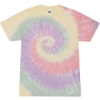 Custom Youth Multi-Color Tie-Dyed T-Shirt Zen Rainbow