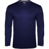 Custom Mens FitFlex Performance Long Sleeve T-Shirt Navy