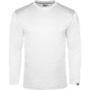 Custom Mens FitFlex Performance Long Sleeve T-Shirt White