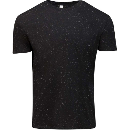 Custom Mens Triblend Fleck T-Shirt Black Fleck