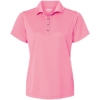 Custom Womens Saratoga Performance Mini Mesh Polo Charity Pink