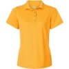 Custom Womens Saratoga Performance Mini Mesh Polo Gold