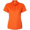 Custom Womens Saratoga Performance Mini Mesh Polo Orange