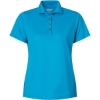 Custom Womens Saratoga Performance Mini Mesh Polo Turquoise