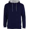 Custom Mens FitFlex French Terry Hooded Sweatshirt Navy