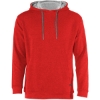 Custom Mens FitFlex French Terry Hooded Sweatshirt Red