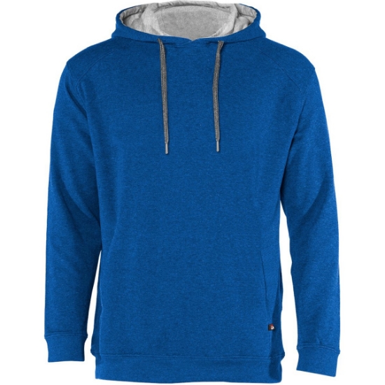 Custom Mens FitFlex French Terry Hooded Sweatshirt Royal