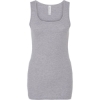 Custom Womens Micro Rib Tank Athletic Heather