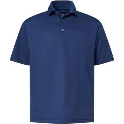 Custom Youth Saratoga Performance Mini Mesh Polo Navy