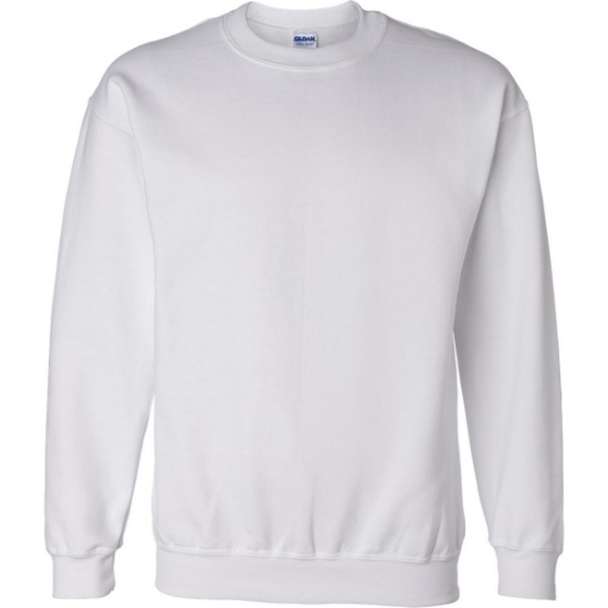 Custom Unisex DryBlend® Crewneck Sweatshirt White