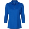 Custom Womens Lady Palm Three-Quarter Sleeve Polo Royal
