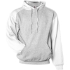 Custom Unisex Sport Athletic Fleece Hooded Sweatshirt Oxford/ White
