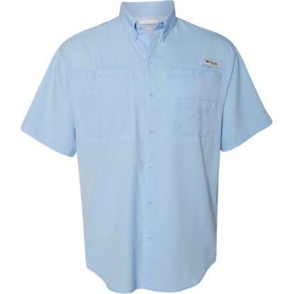 Custom Mens PFG Tamiami™ II Short Sleeve Shirt Sail