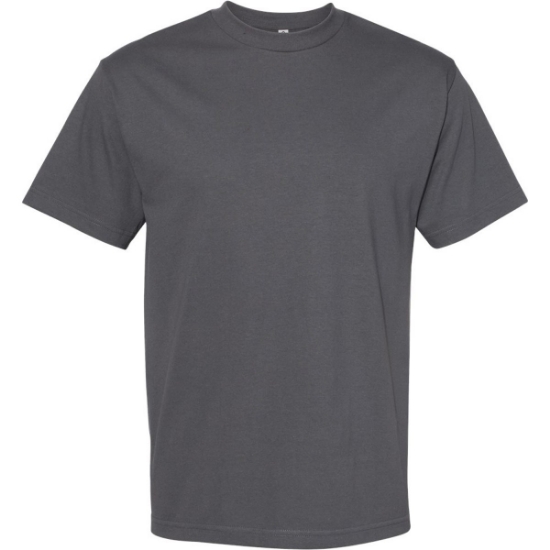Custom Unisex Heavyweight Cotton Tee Charcoal
