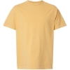 Custom Unisex Garment-Dyed Heavyweight Cotton Tee Faded Mustard