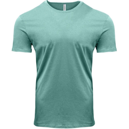 Custom Unisex Pigment Dye T-Shirt Seafoam