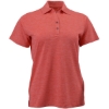 Custom Womens Dakota Striated Heather Polo Melon Heather