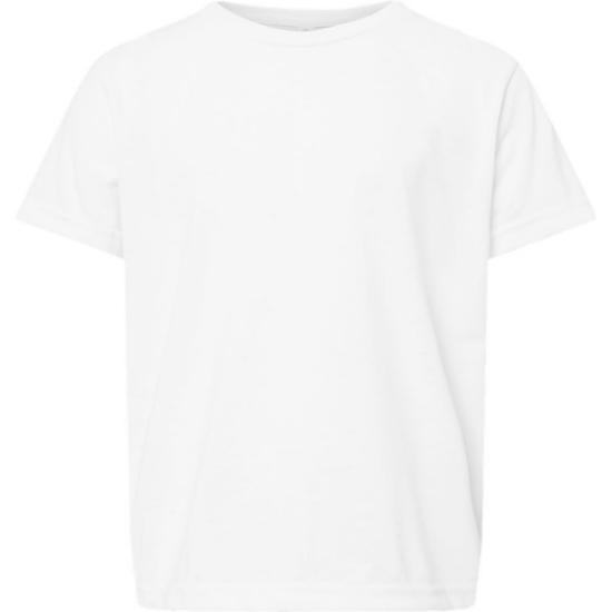 Custom Toddler Polyester Sublimation Tee White