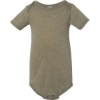 Custom Infant Triblend One Piece Olive Triblend