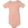 Custom Infant Triblend One Piece Peach Triblend